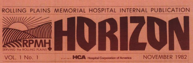 RPMH logo and masthead of their  in-house publication designed by  McCool.